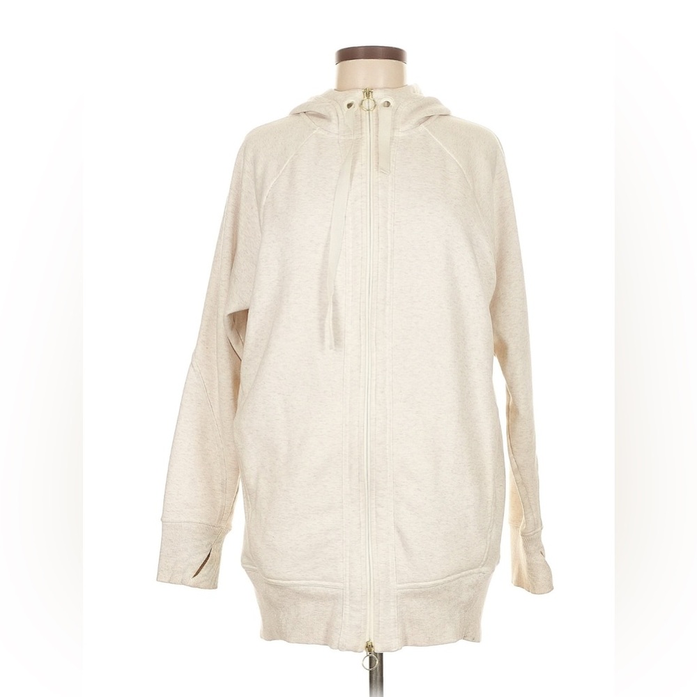 Athleta toasted oatmeal cream Balance sweatshirt hoodie 3X